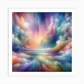 Abstract Of Clouds 2 Art Print