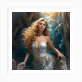 Woman of the deep. 1 Art Print