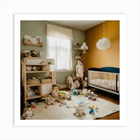 A Photo Of A Baby S Room Art Print