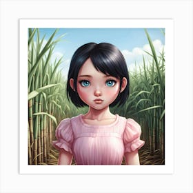 Chibi's Sugarcane Wonderland Art Print