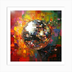 Disco Ball Art 12 Art Print