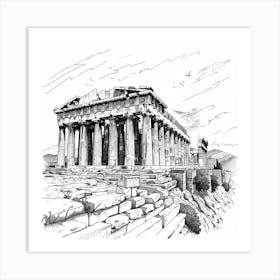 Parthenon 1 Art Print