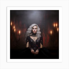 Gothic Girl Art Print