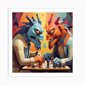 Chess Art Print