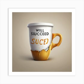 Will Succeed Succeed Art Print