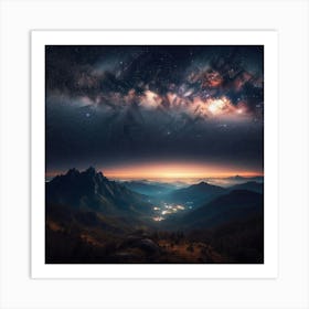 Milky Way 7 Art Print