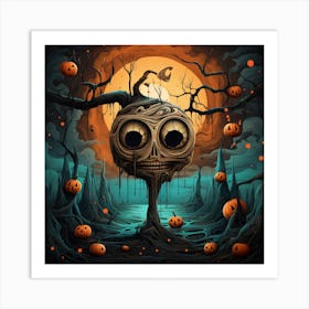 Halloween Collection By Csaba Fikker 80 Art Print