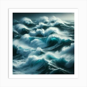 Stormy Seas Art Print