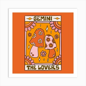 Gemini Tarot Card Art Print