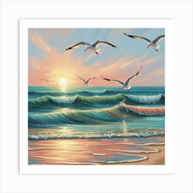 Default A Serene And Majestic Water Set Pic Captured In Vibran 1 Art Print