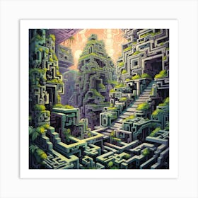 Labyrinth 3 Art Print