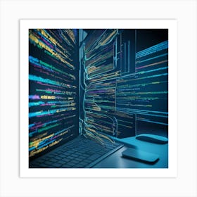 Computer Code Art Print