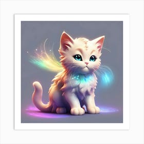 Cute Kitten 7 Art Print