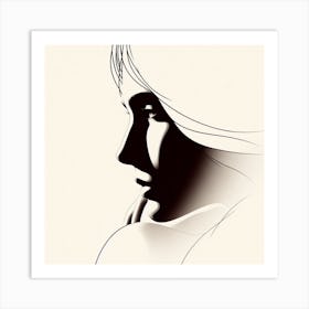 Portrait Of A Woman 3 Art Print