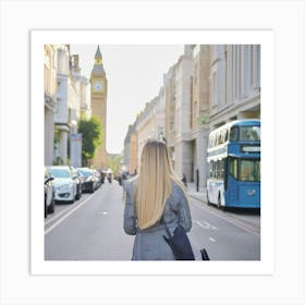 London City Street Scene Art Print