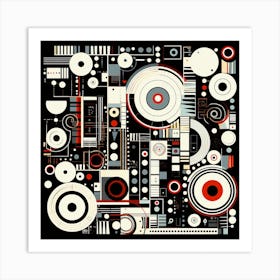 Abstract Circles 24 Art Print