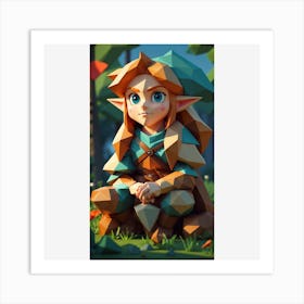 Zelda Character Art Print