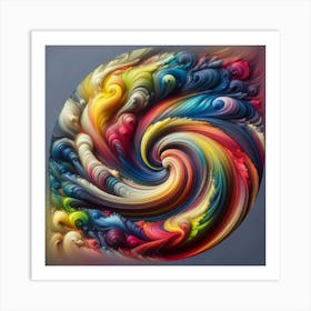 Swirling Swirls Art Print