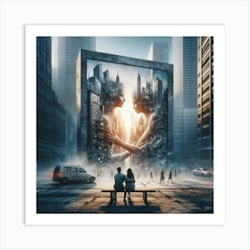 Cityscape 1 Art Print