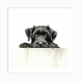 Schnauzer 9 Art Print