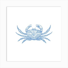 Blue Crab Art Print