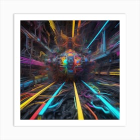 Cyborg 135 Art Print