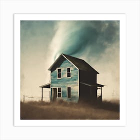House In The Sky Art Print