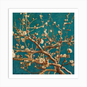 Almond Blossom, Vincent Van Gogh Living Room (2) 1 Art Print