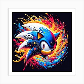 Sonic The Hedgehog 84 Art Print