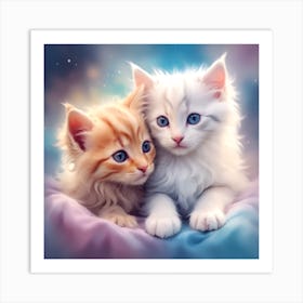 cute kitten 1 Art Print