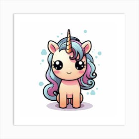 Cute Unicorn 121 Art Print