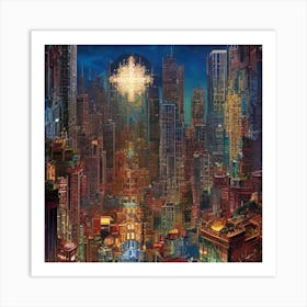 City Of Lights Art Print