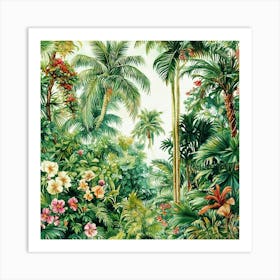 Tropical Jungle Art 5 Art Print