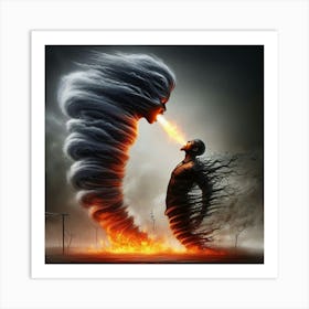 Man And A Woman Art Print