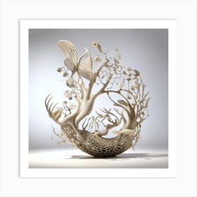 3d Printed Sculpture 2 Art Print