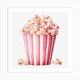 Popcorn In A Cup Art Print