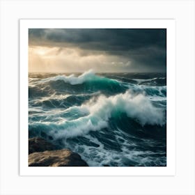 Stormy Sea 2 Art Print