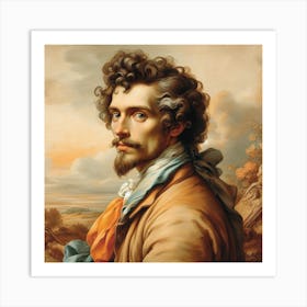 Portrait Of A Man Art Print