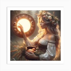 Wyrd Woman Art Print