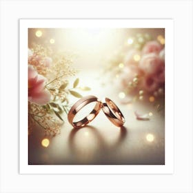 Wedding Rings 3 Art Print