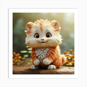 Cute Kitten 5 Art Print