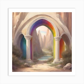 Rainbow Archway Art Print