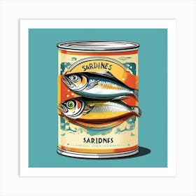 Sardines can Art Print