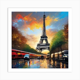 Paris Eiffel Tower 40 Art Print