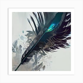 Feather Art Art Print