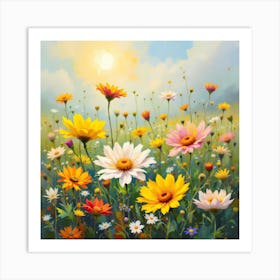 Wildflower Symphony Art Print