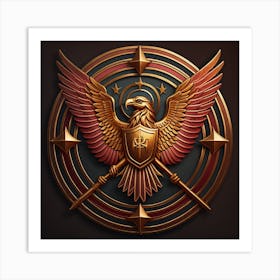 Eagle Shield Art Print