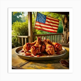 Bbq Chicken Art Print