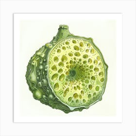 Green Fruit Art Print