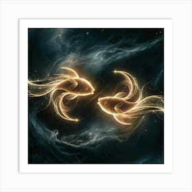 Zodiac Fishes 16 Art Print